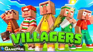 Thumbnail of the Minecraft Bedrock Marketplace product Villagers created by Gamefam.