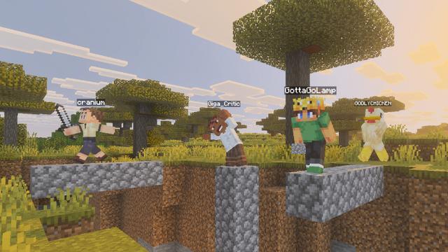 Screenshot of the Minecraft Bedrock Marketplace product AI Players Add-On created by Gamemode One.