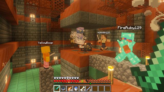 Screenshot of the Minecraft Bedrock Marketplace product AI Players Add-On created by Gamemode One.