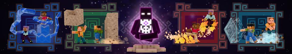 Panorama of the Minecraft Bedrock Marketplace product Avatar Legends Add-On created by Gamemode One.