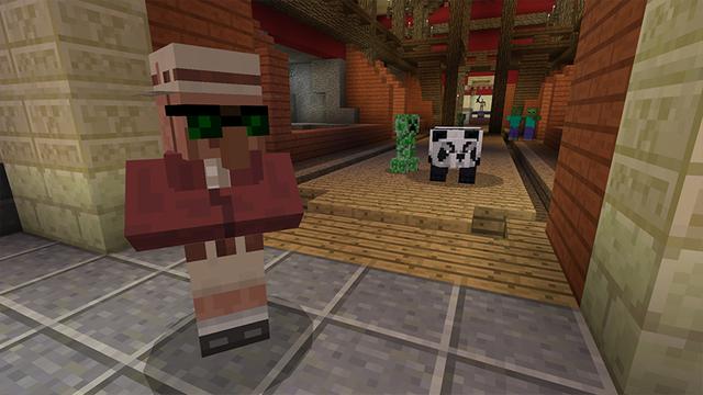Screenshot of the Minecraft Bedrock Marketplace product Catastrophic Pandamonium created by Gamemode One.