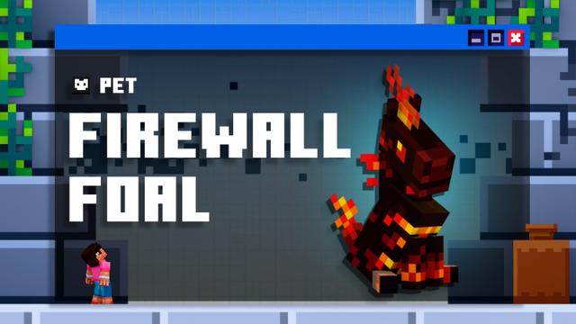Thumbnail of the Minecraft Bedrock Marketplace product Firewall Foal Pet created by Gamemode One.