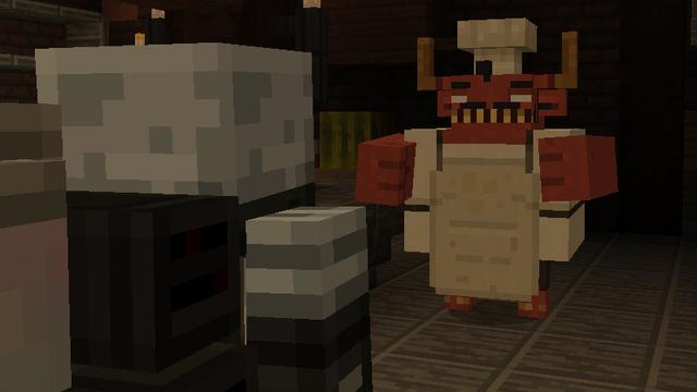 Screenshot of the Minecraft Bedrock Marketplace product Ghost Bottlers created by Gamemode One.