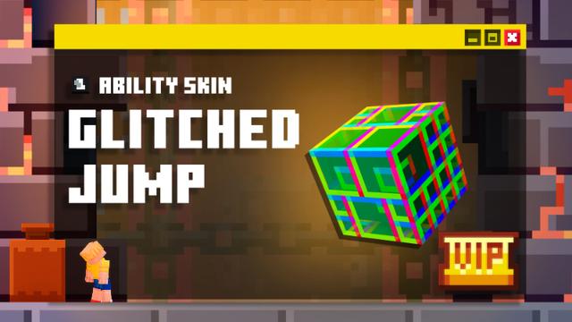Thumbnail of the Minecraft Bedrock Marketplace product Jump Ability - Glitched Skin created by Gamemode One.