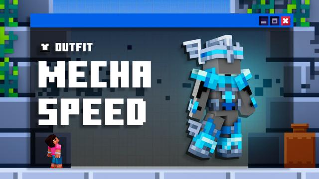 Thumbnail of the Minecraft Bedrock Marketplace product Mecha Speed Outfit created by Gamemode One.
