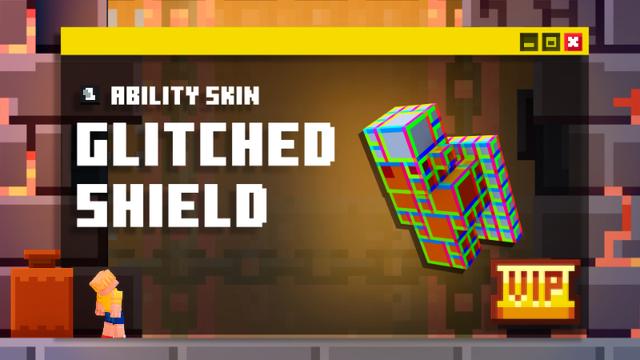 Thumbnail of the Minecraft Bedrock Marketplace product Shield Ability - Glitched Skin created by Gamemode One.