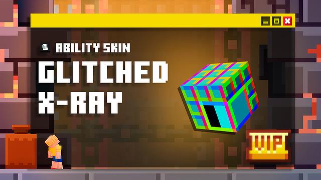 Thumbnail of the Minecraft Bedrock Marketplace product X-Ray Ability - Glitched Skin created by Gamemode One.