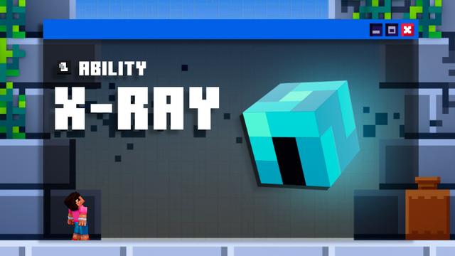 Thumbnail of the Minecraft Bedrock Marketplace product X-Ray Ability created by Gamemode One.