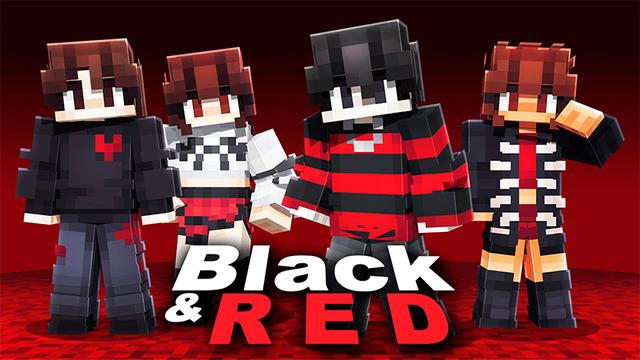Thumbnail of the Minecraft Bedrock Marketplace product Black & Red created by Gearblocks.