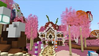Screenshot of the Minecraft Bedrock Marketplace product Candy Paradise created by Gearblocks.