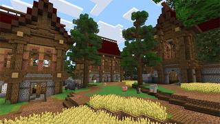 Screenshot of the Minecraft Bedrock Marketplace product Castle Village created by Gearblocks.