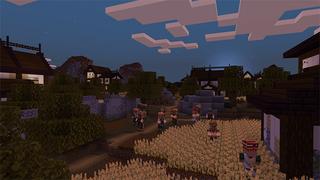 Screenshot of the Minecraft Bedrock Marketplace product Dark Village created by Gearblocks.