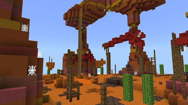 Screenshot of the Minecraft Bedrock Marketplace product Desert Skyblock created by Gearblocks.