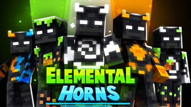 Thumbnail of the Minecraft Bedrock Marketplace product Elemental Horns created by Gearblocks.
