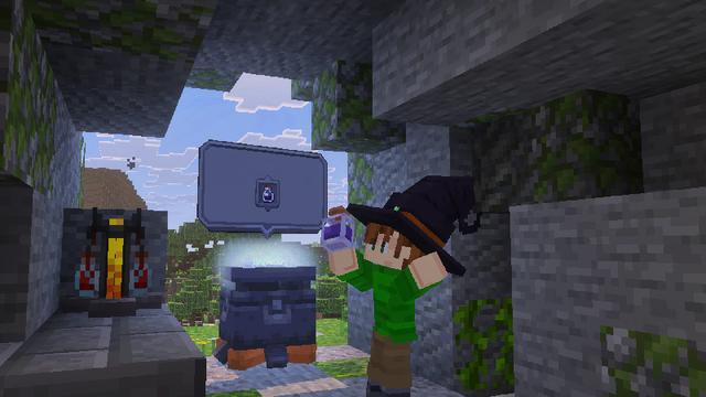 Screenshot of the Minecraft Bedrock Marketplace product Experimental Alchemy created by Gearblocks.