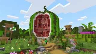 Screenshot of the Minecraft Bedrock Marketplace product Fruits Secret Base created by Gearblocks.
