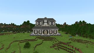 Screenshot of the Minecraft Bedrock Marketplace product Futuristic Secret Base created by Gearblocks.