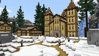 Screenshot of the Minecraft Bedrock Marketplace product Ice Cave created by Gearblocks.