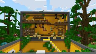 Screenshot of the Minecraft Bedrock Marketplace product Jungle Chest City created by Gearblocks.