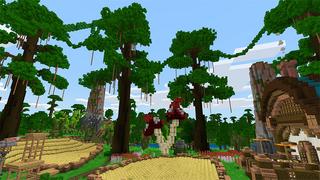 Screenshot of the Minecraft Bedrock Marketplace product Jungle Tower created by Gearblocks.