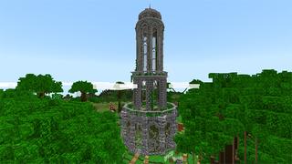Screenshot of the Minecraft Bedrock Marketplace product Jungle Tower created by Gearblocks.