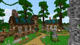 Screenshot of the Minecraft Bedrock Marketplace product Jungle Tower created by Gearblocks.