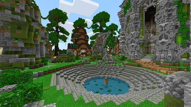 Screenshot of the Minecraft Bedrock Marketplace product Jungle Tower created by Gearblocks.