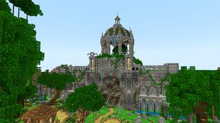 Screenshot of the Minecraft Bedrock Marketplace product Jungle Town created by Gearblocks.