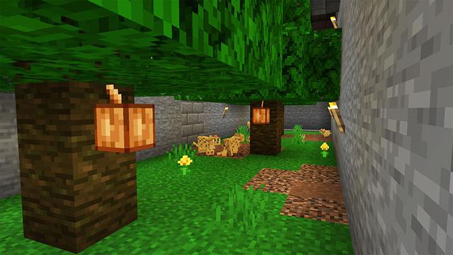 Screenshot of the Minecraft Bedrock Marketplace product Jungle Underground Base created by Gearblocks.