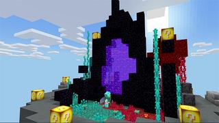 Screenshot of the Minecraft Bedrock Marketplace product Lucky Buckets created by Gearblocks.