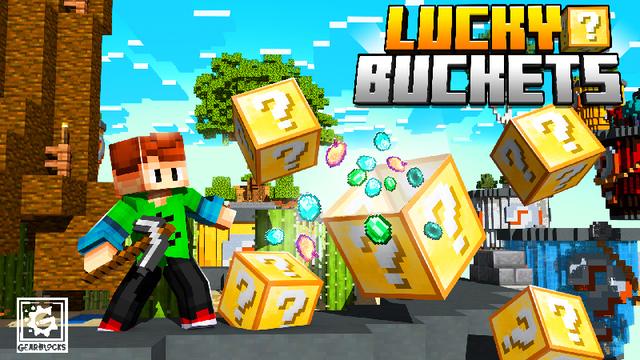 Thumbnail of the Minecraft Bedrock Marketplace product Lucky Buckets created by Gearblocks.