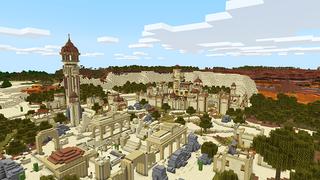 Screenshot of the Minecraft Bedrock Marketplace product Mega Desert Village created by Gearblocks.