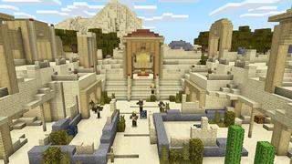 Screenshot of the Minecraft Bedrock Marketplace product Mega Desert Village created by Gearblocks.