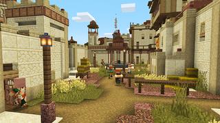 Screenshot of the Minecraft Bedrock Marketplace product Mega Desert Village created by Gearblocks.