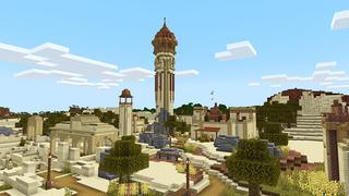 Screenshot of the Minecraft Bedrock Marketplace product Mega Desert Village created by Gearblocks.