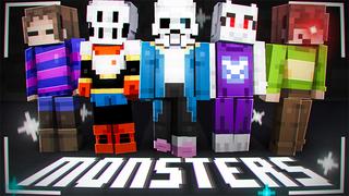 Thumbnail of the Minecraft Bedrock Marketplace product MONSTERS created by Gearblocks.