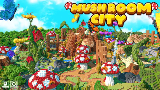 Thumbnail of the Minecraft Bedrock Marketplace product Mushroom City created by Gearblocks.