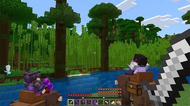 Screenshot of the Minecraft Bedrock Marketplace product Mythic Utilities created by Gearblocks.