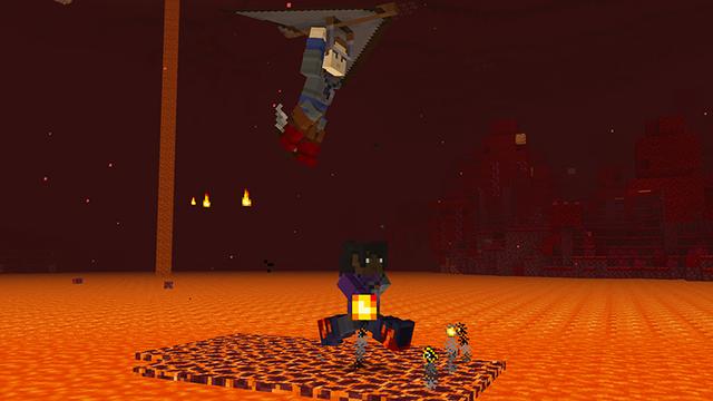 Screenshot of the Minecraft Bedrock Marketplace product Mythic Utilities created by Gearblocks.