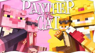 Thumbnail of the Minecraft Bedrock Marketplace product Panther vs Cat created by Gearblocks.
