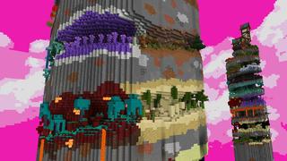 Screenshot of the Minecraft Bedrock Marketplace product Parkour Bundle created by Gearblocks.