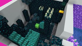 Screenshot of the Minecraft Bedrock Marketplace product Parkour Speedrun created by Gearblocks.