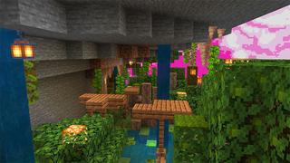Screenshot of the Minecraft Bedrock Marketplace product Parkour created by Gearblocks.