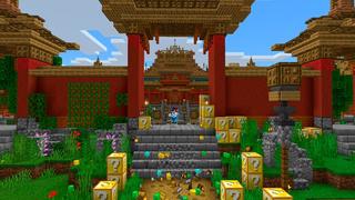 Screenshot of the Minecraft Bedrock Marketplace product Samurai Lucky Block created by Gearblocks.