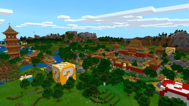 Screenshot of the Minecraft Bedrock Marketplace product Samurai Lucky Block created by Gearblocks.
