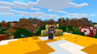 Screenshot of the Minecraft Bedrock Marketplace product Samurai Lucky Block created by Gearblocks.