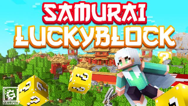 Thumbnail of the Minecraft Bedrock Marketplace product Samurai Lucky Block created by Gearblocks.