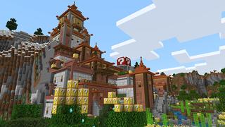 Screenshot of the Minecraft Bedrock Marketplace product Samurai Lucky Village created by Gearblocks.