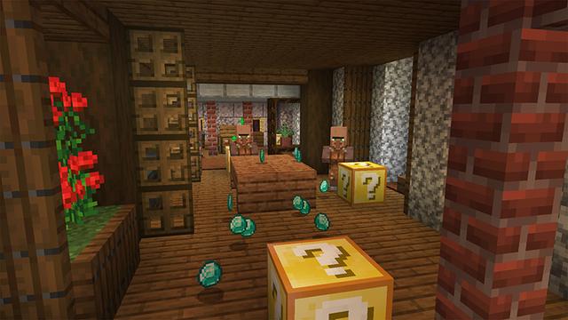Screenshot of the Minecraft Bedrock Marketplace product Samurai Lucky Village created by Gearblocks.