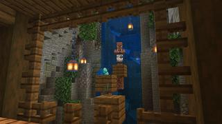 Screenshot of the Minecraft Bedrock Marketplace product Samurai Lucky Village created by Gearblocks.